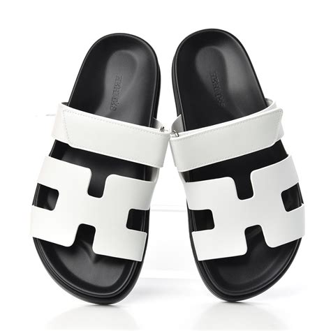 white hermes sandal|hermes chypre sandal women white.